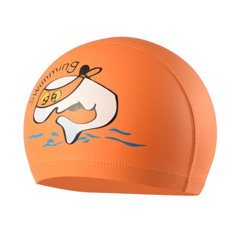 Cartoon cap for swimming