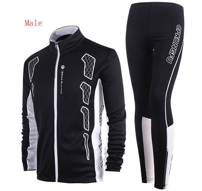 Spring and autumn bicycle Jersey long-sleeved suit men and women models mountain bike team version of clothes autumn and winter coat