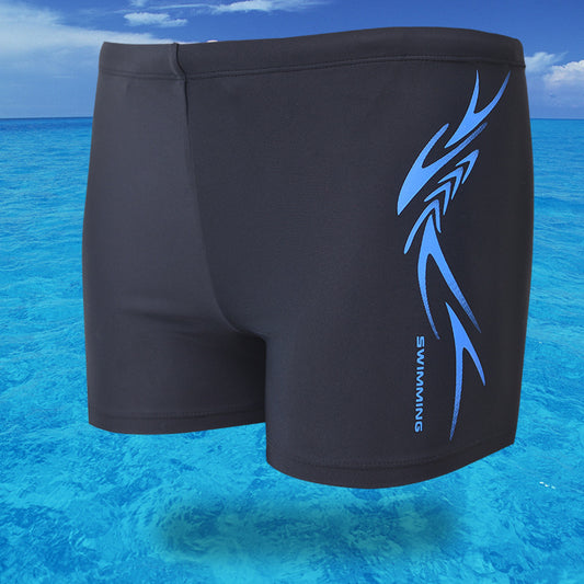 Men's boxer swimming trunks