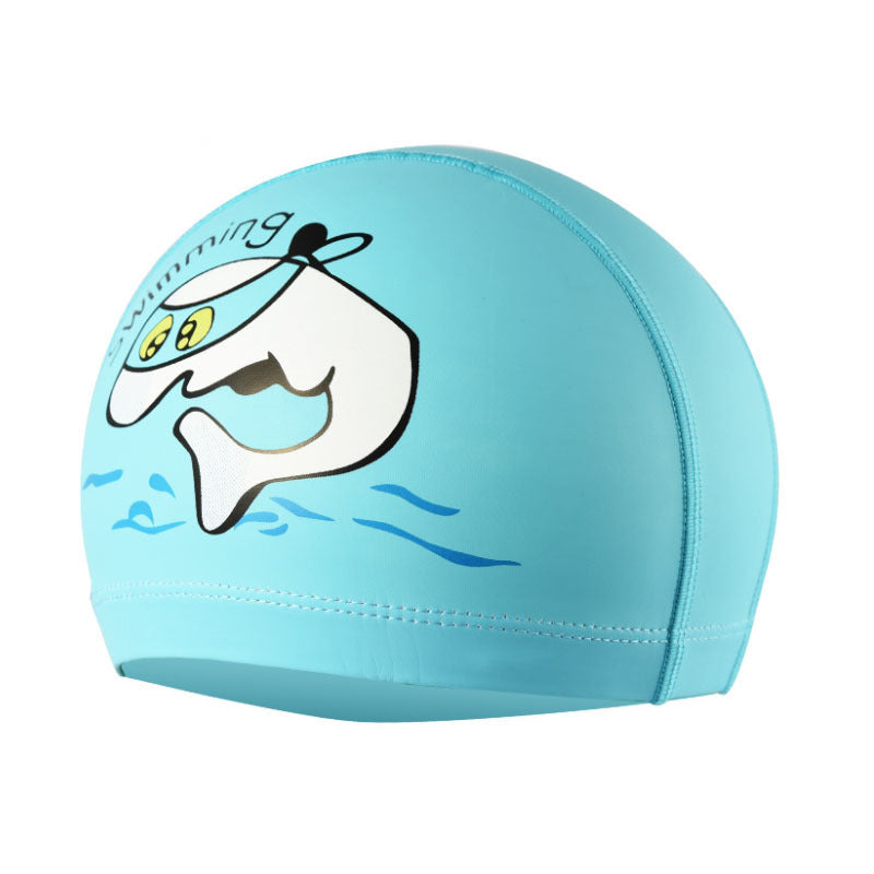 Cartoon cap for swimming