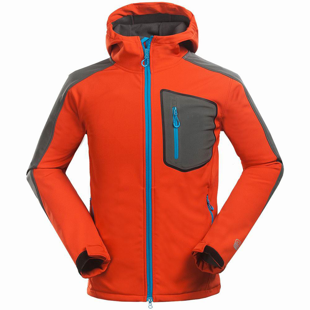 New Men's Outdoor Mountaineering And Leisure Sports Clothing Complex Soft Shell Jacket Jacket Jacket Jacket