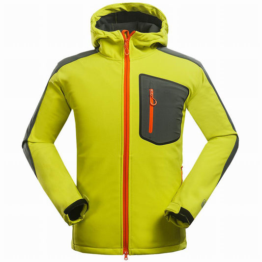 New Men's Outdoor Mountaineering And Leisure Sports Clothing Complex Soft Shell Jacket Jacket Jacket Jacket