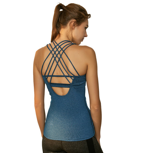 Long sports bra vest