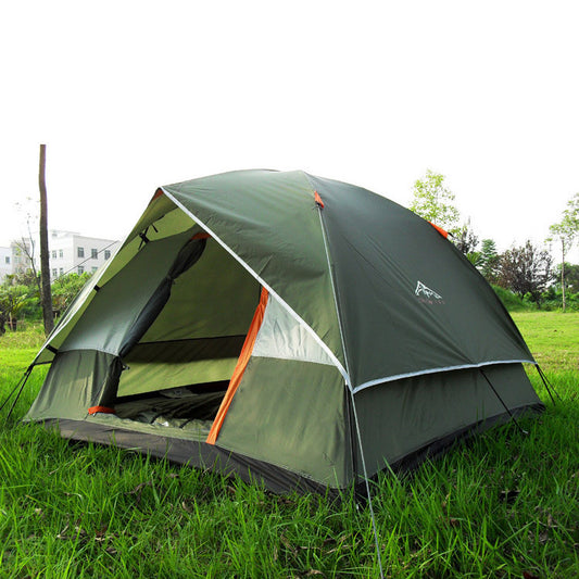 Camping Tent Green Waterproof